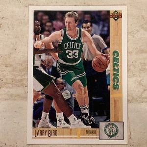 Larry Bird 1991 Upper Deck 344 Basketball Card NBA